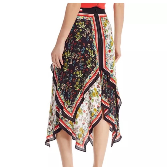 Alice + Olivia Multicolor Asymmetrical Skirt - Picture 3 of 12